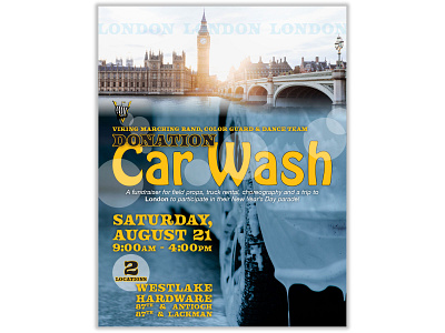 Car Wash Flyer graphic design indesign photoshop