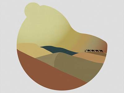Lugares Ilustrados - Illustred Places: Desierto - Desert desert illustration nature nature illustration