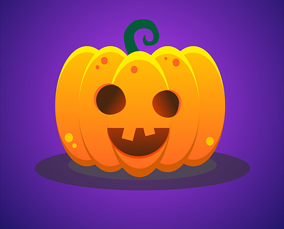 Halloween pumpkin illustration vector
