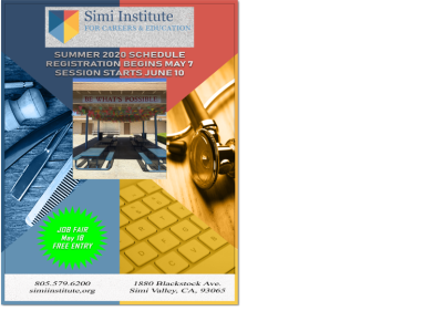 Simi Institute 2020 Schedule