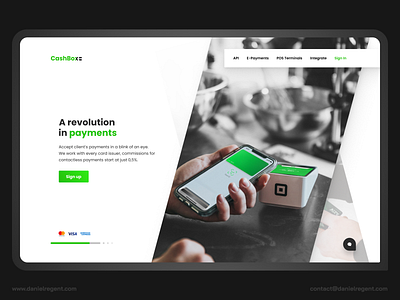 Payment method landing page