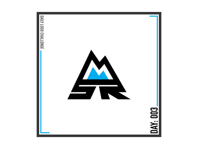Daily Logo Challenge 003 - Mystic Mtn. Ski Resort design icon logo vector