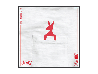 Daily Logo Challenge 007 - Joey branding design logo vector