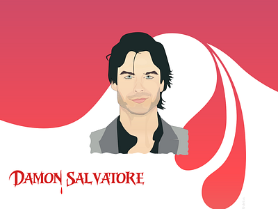 Damon Salvatore-Illustration