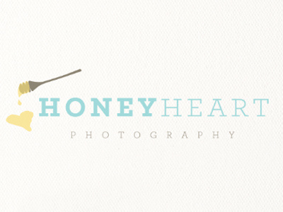 Honey Heart Photography archer branding logo