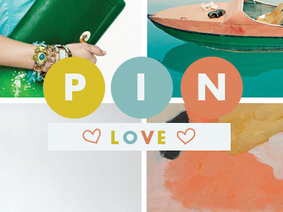 Pin Love Weekly Column circles futura hand lettering love