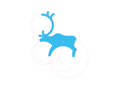 Logo Mark Exploration animal blue design guides icon logo mar