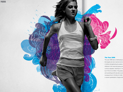 Puma Ar book design illustration print