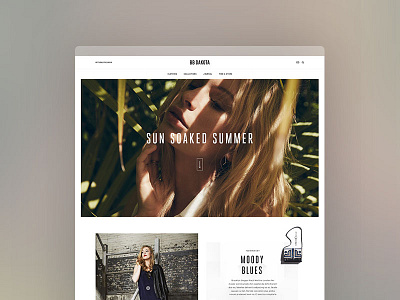 BB Dakota browser design digital e commerce fashion images web