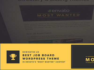 WPJobus Envato Most Wanted Prize companies directory job job board job portal presentation resume theme wordpress