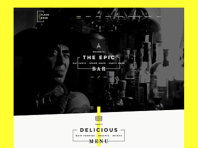 BarDojo - Epic Bar & Restaurant Website Template bar drink eat food menu party restaurant scotch whiskey wine
