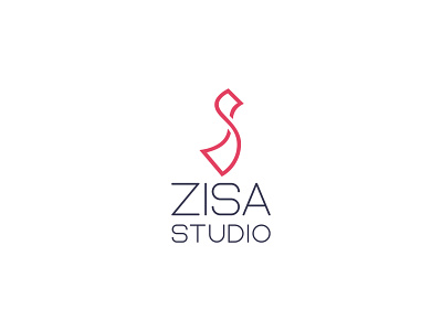 Zisa Studio Logo - Monogram Persian branding graphic graphic design letter z logo logo logo design logotype minimal red studio typography visua identity z persian logo zisastudio