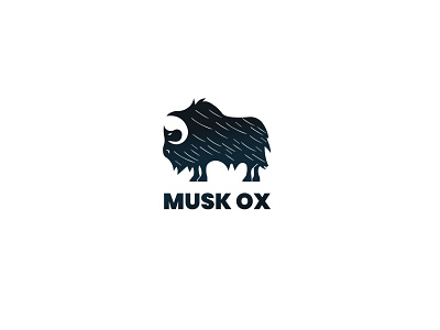 Musk ox logo design | clothes logo animal branding clothes design graphic design illustration logo minimal zisastudio استودیو زیسا لوگو
