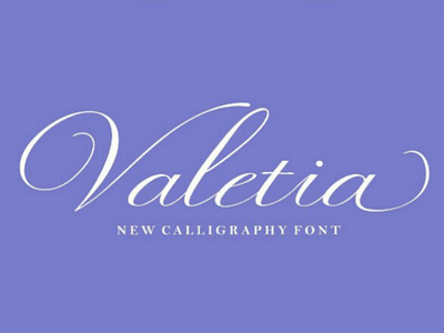 Font Valetia