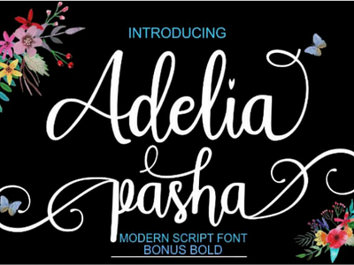 Font Adelia pasha