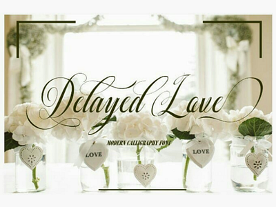 Font Delayed Love