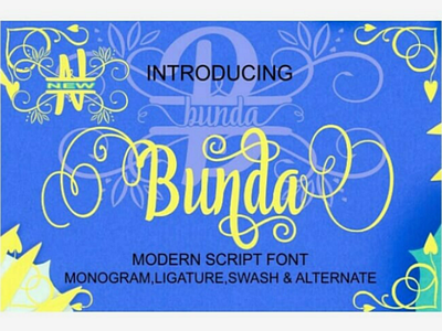 Font Bunda script