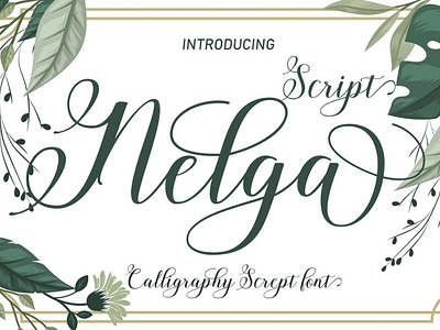 Nelga Script Font