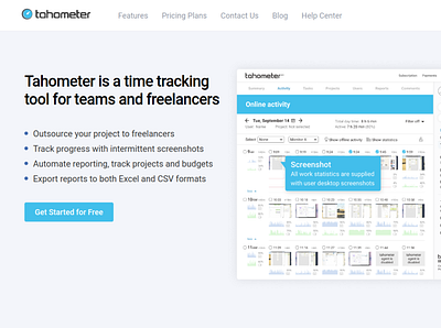 Tahometer. Time Tracking software development time tracker time tracking timer tracking ui web design web development
