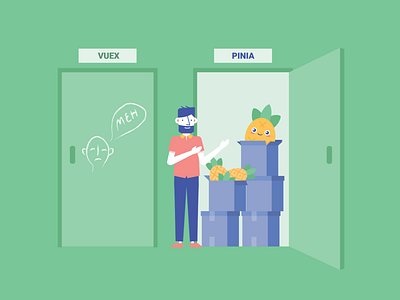 Pinia vs Vuex: Farewell Vuex, Hello Pinia! design graphic design illustration pinia pinia vs vuex software development vue.js vuex web design web development