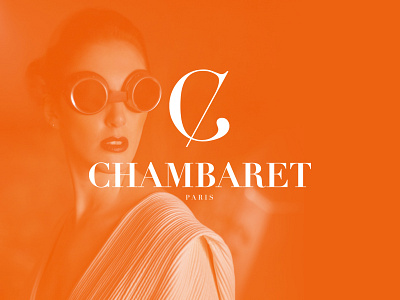 C H A M B A R E T branding fashion indentity logo orange typography