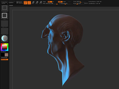 WIP 3D 3d character design process sculpting wip work in progress zbrush