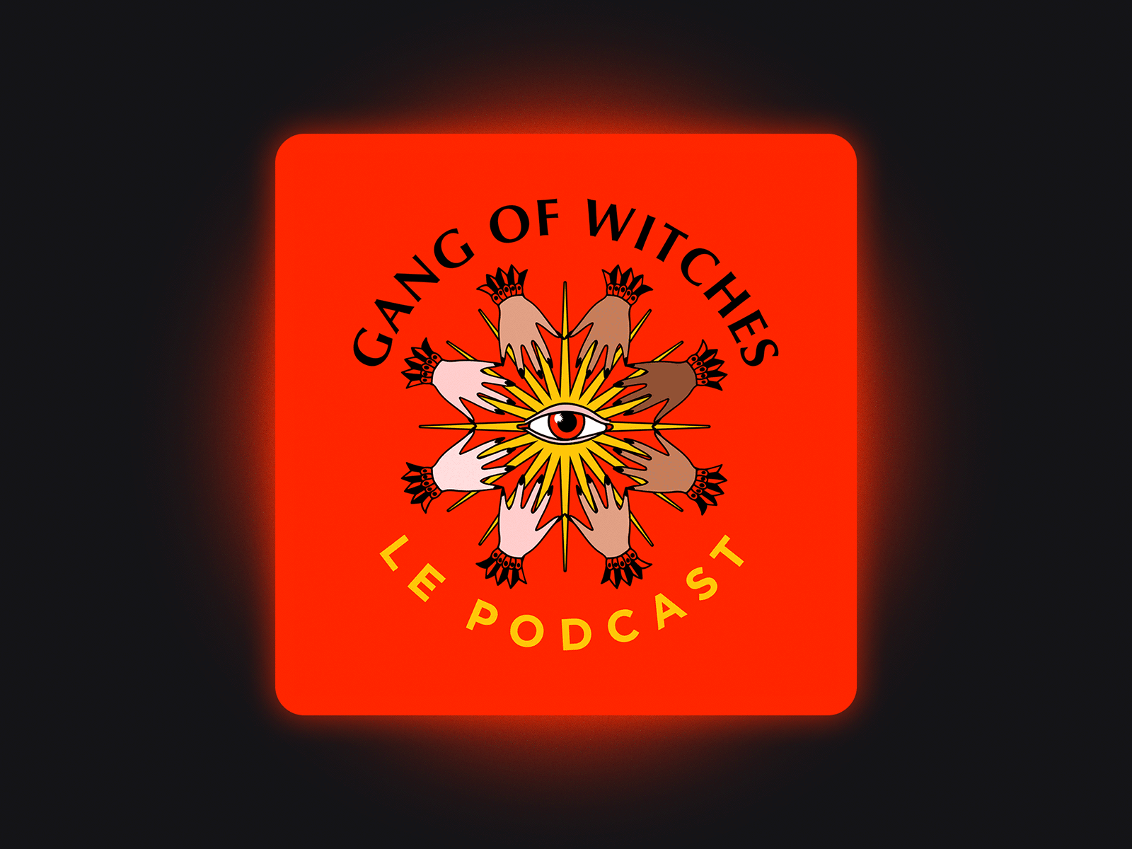 Gang Of Witches - Le Podcast | Branding branding feminism icon logo podcast