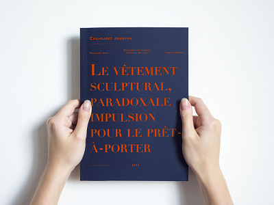 Mémoire J. Chambaret book branding edition fashion memoire print