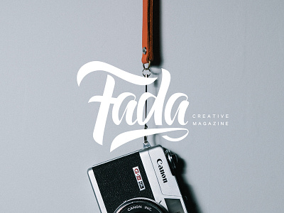 FADA creative magazine - lettering logo calligraphy fada ink lettering logo magazine sketches typography