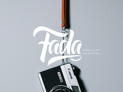 FADA creative magazine - lettering logo