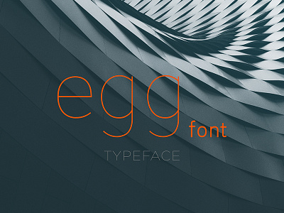 egg font TYPEFACE