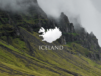 ICELAND - Travel between landscapes data font iceland landscape logo map picto roadtrip type typeface ui ux