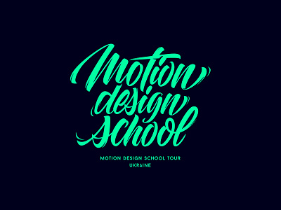 Motion design school - Lettering logo branding calligraphy font hand lettering ink lettering logo motion type typeface typography