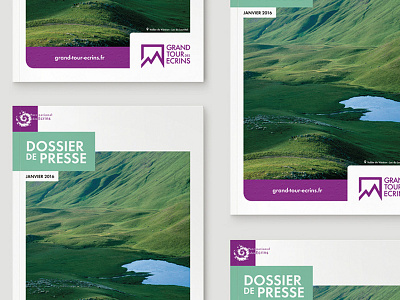 Grand Tour des Ecrins | Branding brand branding identity logo logotype mark monogram mountain nature outdoor print