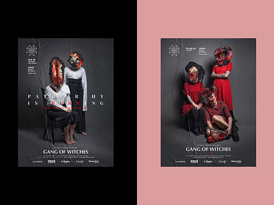 Gang Of Witches | Festival Posters art direction art festival branding burn logo music poster poster design red