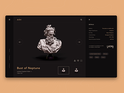 Weekly UI #002 - Art Detail Page