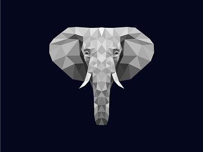 Elephant abstract adobe illustrator animal art elephant elephant head illustration illustration art south africa thailand wild