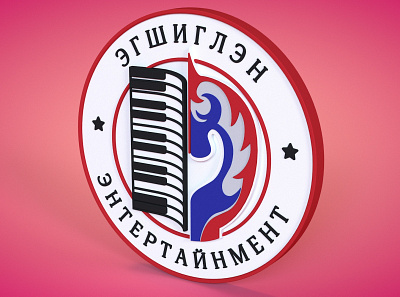 Egshiglen Entertainment Logo branding design entertainment horse logo icon illustration logo logodesign mongolia