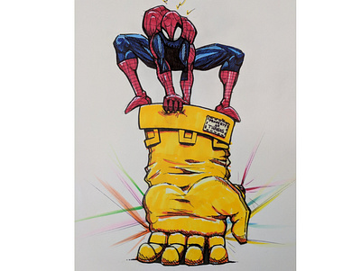 If the Glove Doesn't Fit... comic art drawing fanart illustration marvelcomics