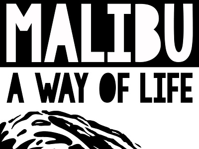 Screen Print Malibu