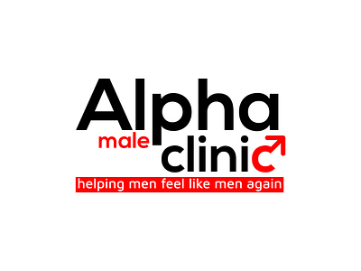 ALPHA MALE CLINIC logo logooftheday logofolio