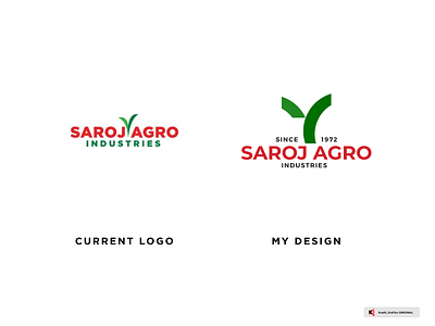 SAROJ AGRO - LOGO REDESIGN