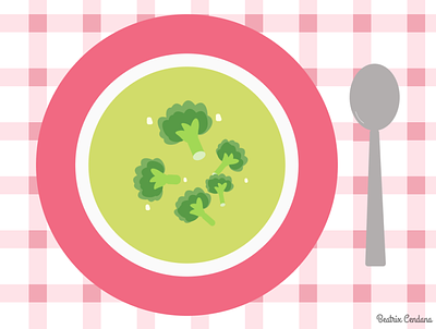 Broccoli Soup Illustration figma figmadesign illustration