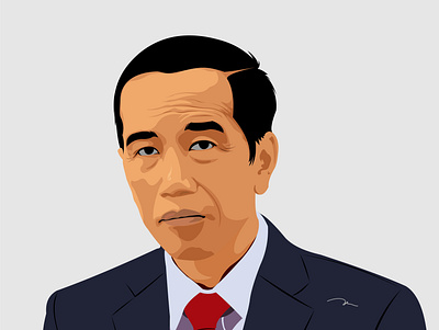 President Jokowi vector illustration graphic design illustrasijokowi illustration indonesia jokowi president vector vector art vector artwork vectorillustration vectorjokowi