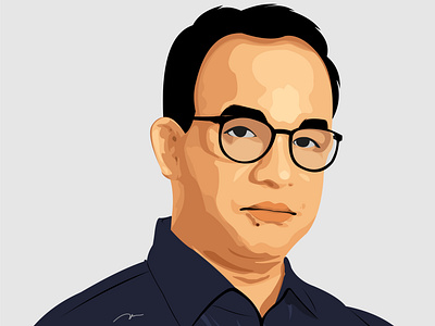 Anies Baswedan Vector Art