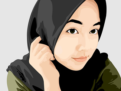 Vector Hijab corel draw hijab illustration vector illustration vectorart vectorhijab