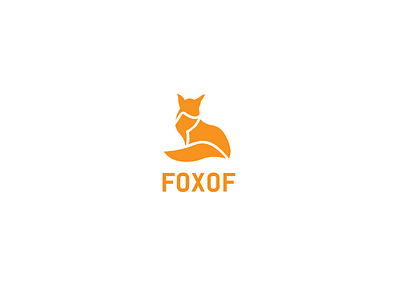 FOXOF brand branding challenge daily daily logo challenge design flat fox fox logo graphic graphic design graphicdesign icon illustration illustrator logo minimal minimalist logo orange simple