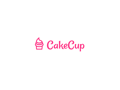 CakeCup brand branding cupcake cupcake logo cute daily logo challenge design flat graphic graphicdesign icon illustrator logo minimal minimalist design minimalist logo