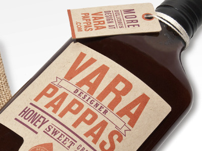 honey sweet creative sauce design food packaging typography