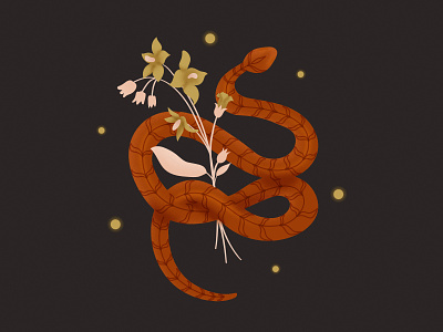 The Serpent design illustration magic serpent snake vector